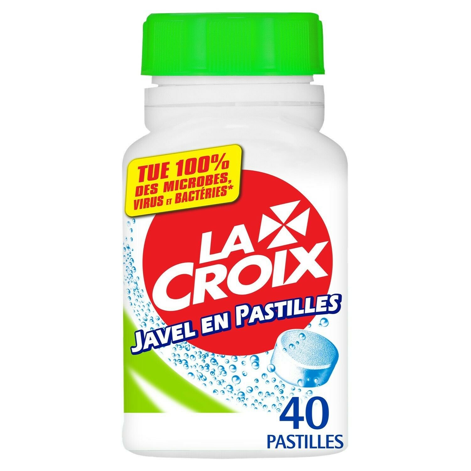 lot 3 x40 Bleach disinfectant tablets LA CROIX