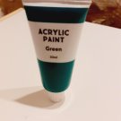 green acrylic paint 22 ml new