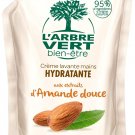 lot 3 L'ARBRE VERT: Almond liquid hand washing cream refill 300 ml