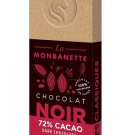 lot 3 Monbanette dark chocolate 72% cocoa 40 gr monbana
