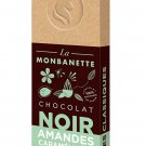 lot 3 Monbanette dark chocolate caramelized almonds 40 gr monbana
