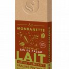lot 3 Monbanette milk chocolate pistachio praline 40 gr monbana
