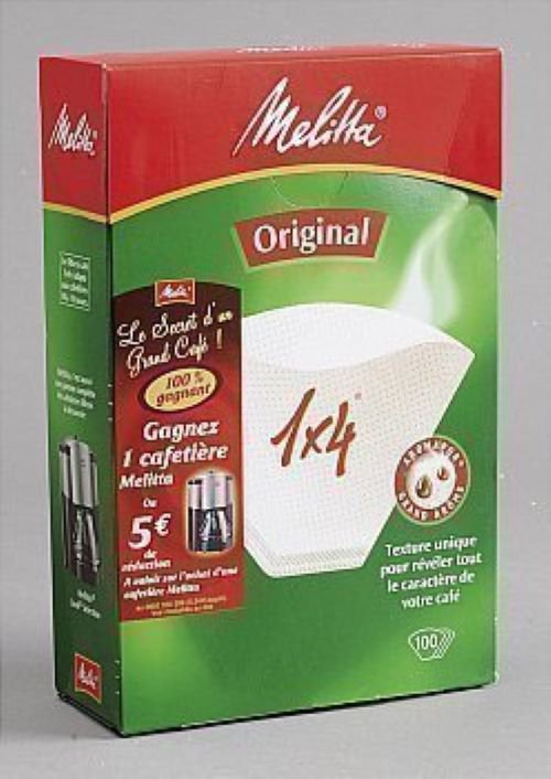 set of 3 x 100 MELITTA 1x4 filters