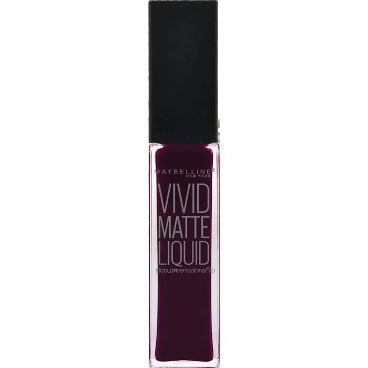 gemey maybelline vivid matte liquid lipstick 45 possessed plum