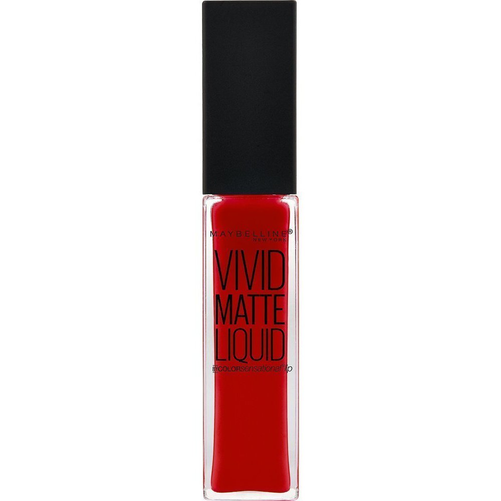 gemey maybelline vivid matte liquid lipstick 25 orange hot