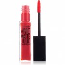 gemey maybelline vivid matte liquid lipstick 20 coral courage