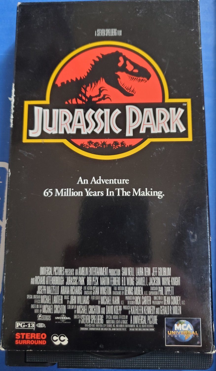 Jurassic Park VHS Video Jeff Goldblum