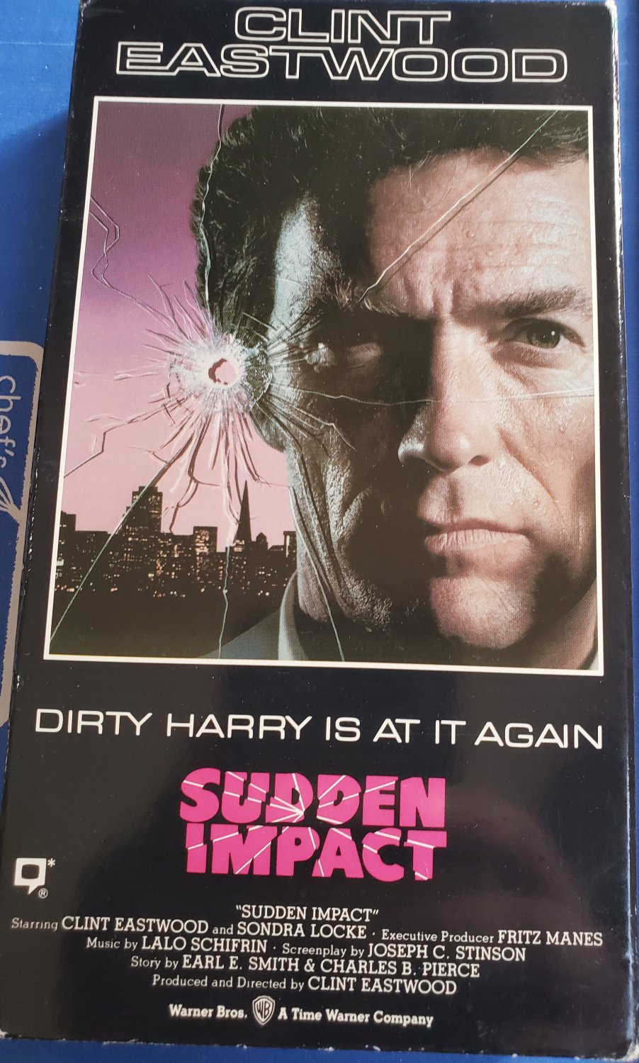 Sudden Impact A Dirty Harry Movie VHS Video Tape Clint Eastwood