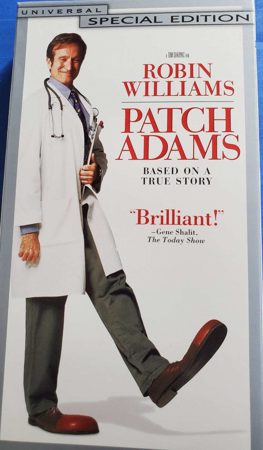 Patch Adams VHS Video Tape Robin Williams Special Edition