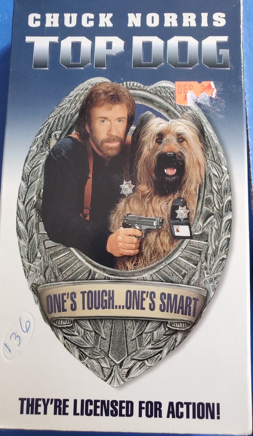 Top Dog VHS Video Tape Chuck Norris