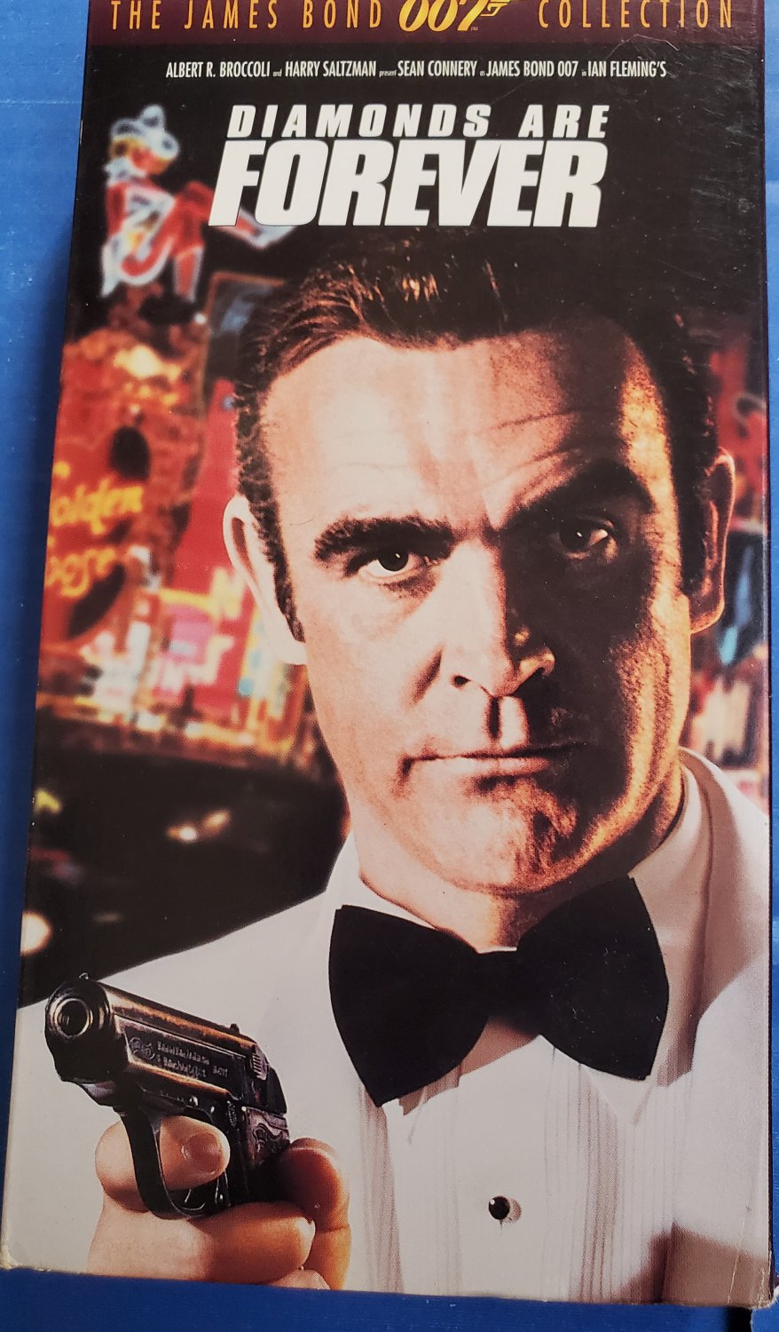 Diamonds Are Forever James Bond 007 Collection Movie VHS Video Tape Sean Connery