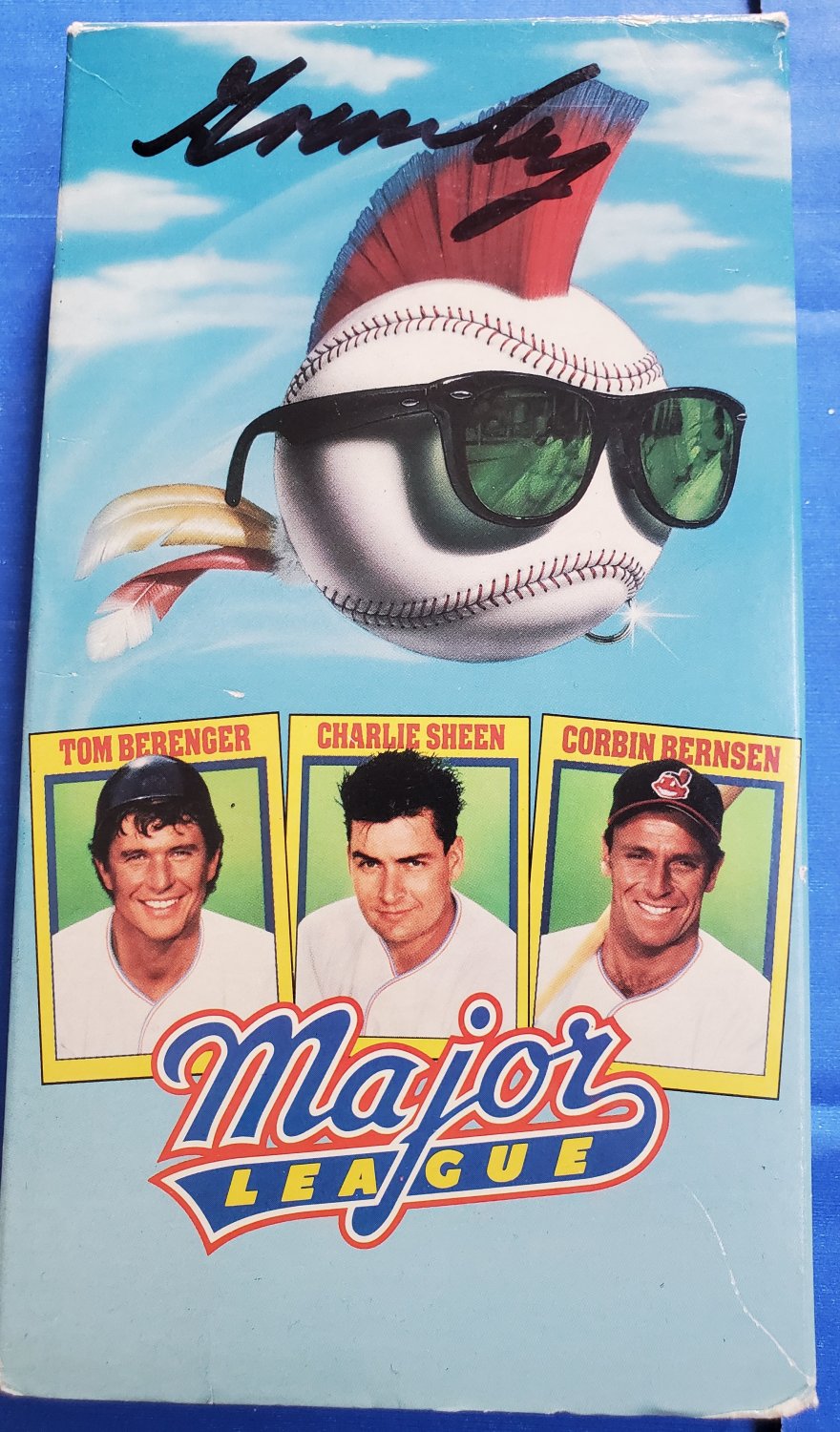 Major League Movie VHS Video Tape Charlie Sheen Tom Berenger Wesley Snipes