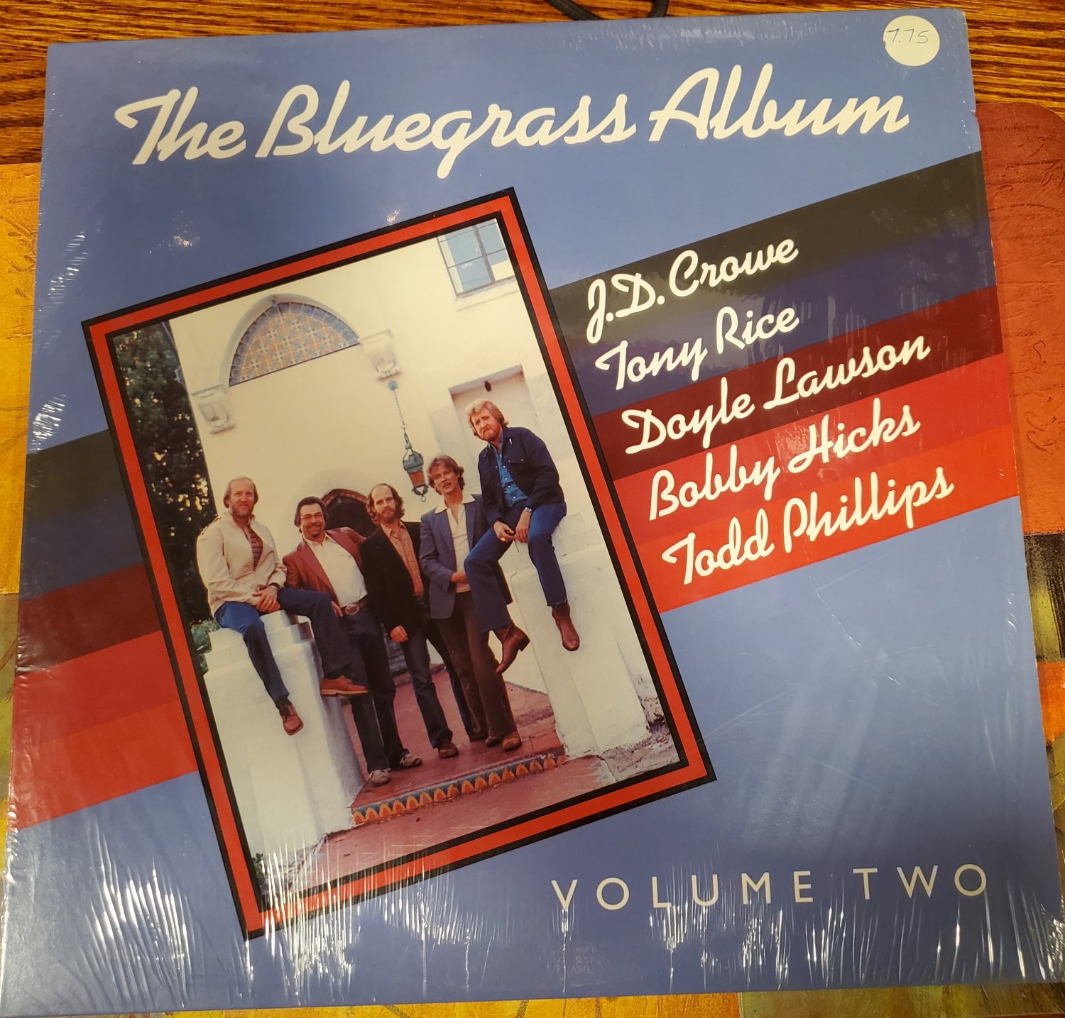 The Bluegrass Album Volume 2 JD Crowe Tony Rice Doyle Lawson Bobby Hicks Rounder 33 RPM Record LP