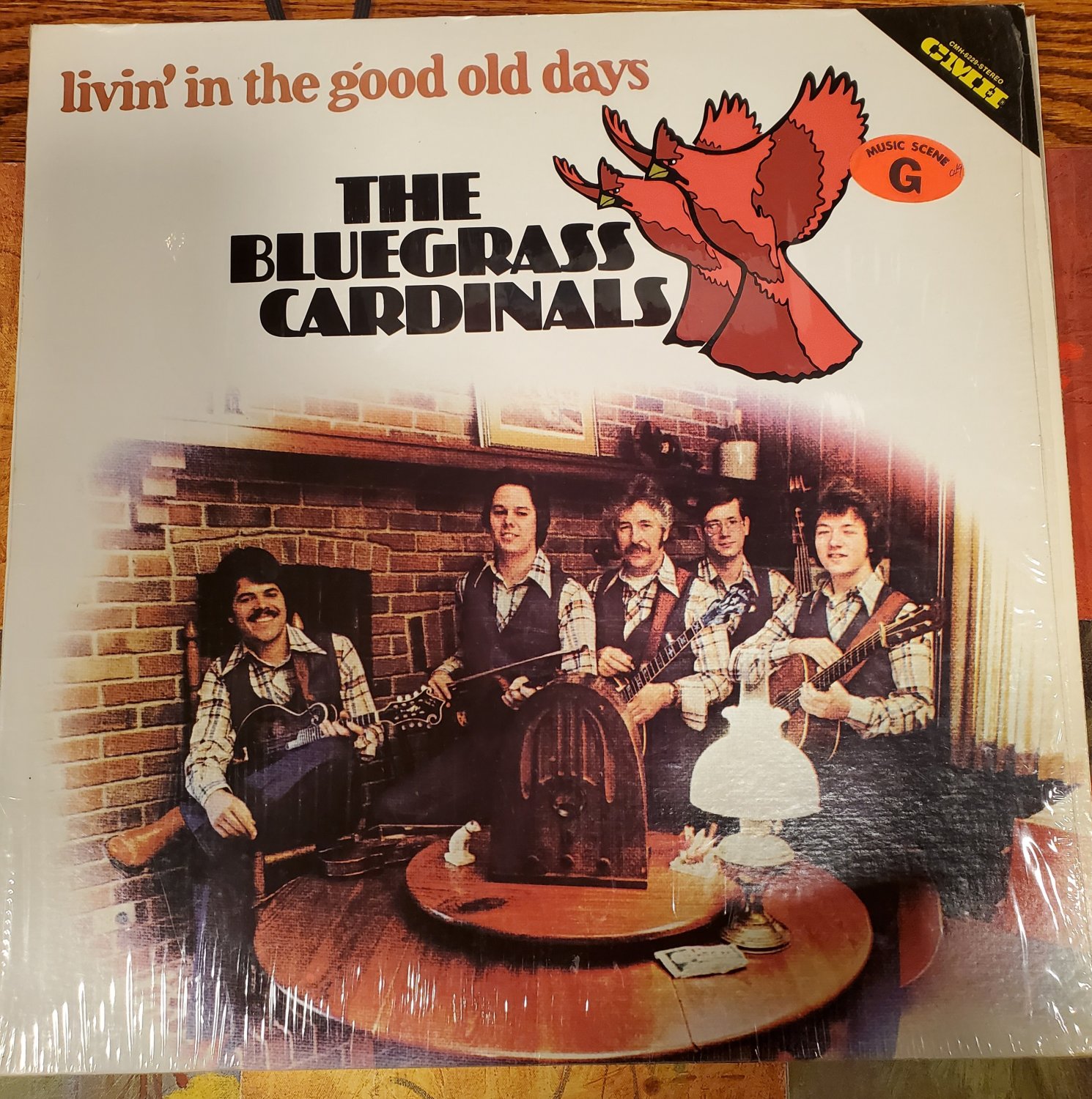 The Bluegrass Cardinals Livin' In The Good Old Days Album 33 RPM Record LP