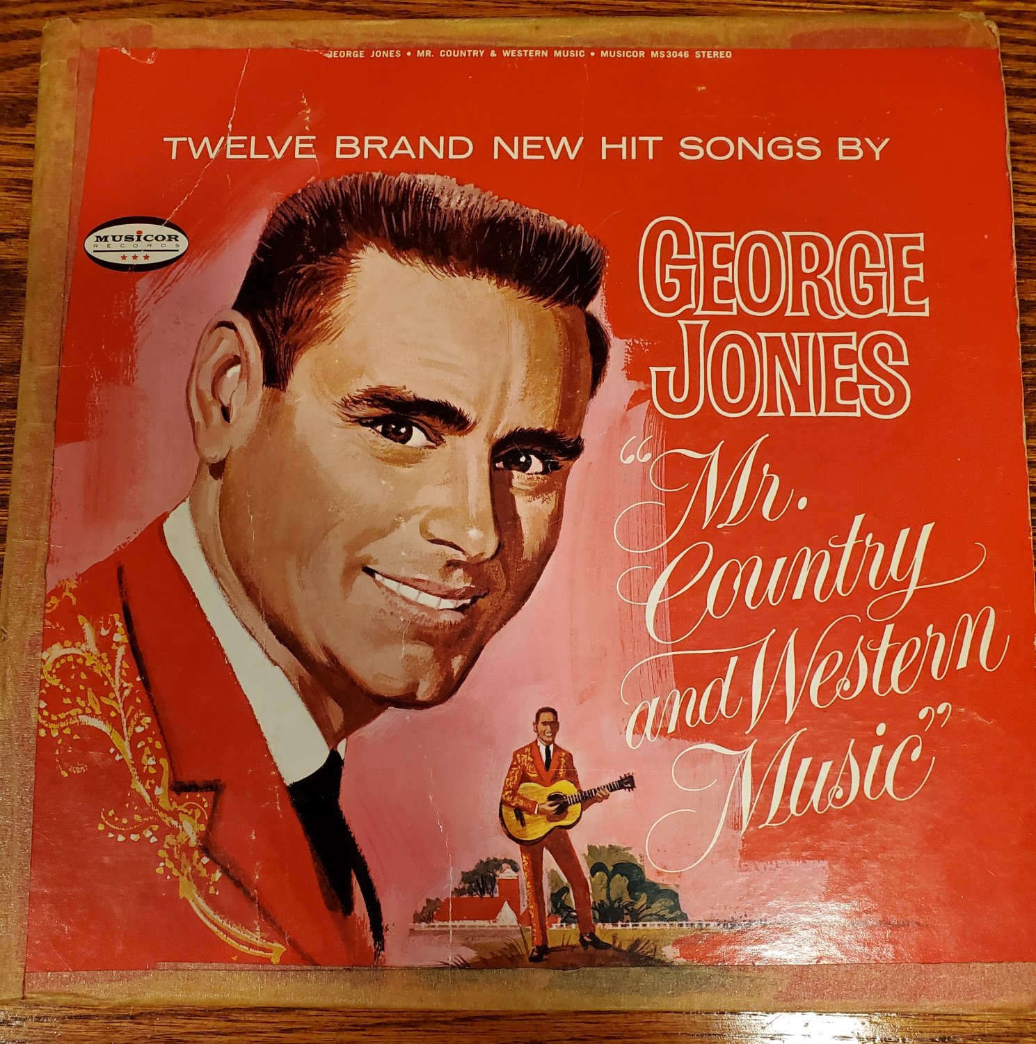 George Jones Mr. Country & Western Music Musicor MS 3046 33 RPM Record ...