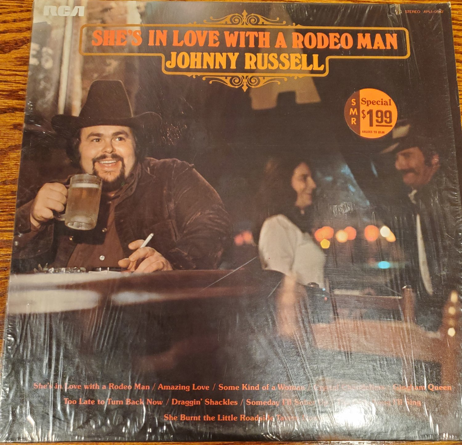 Johnny Russell She&amp;#39;s In Love With A Rodeo Man Country Music 33 RPM ...