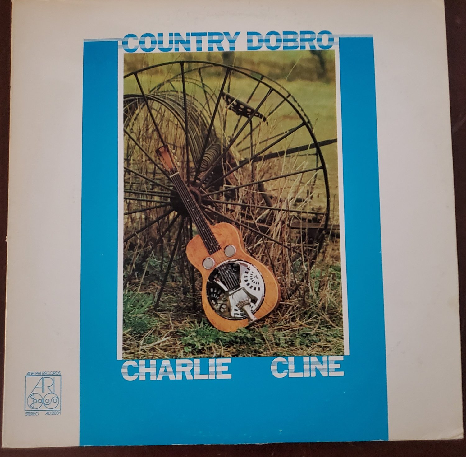 Charlie Cline Country Dobro Bluegrass Adelphi 1974 33 RPM Vinyl Record LP