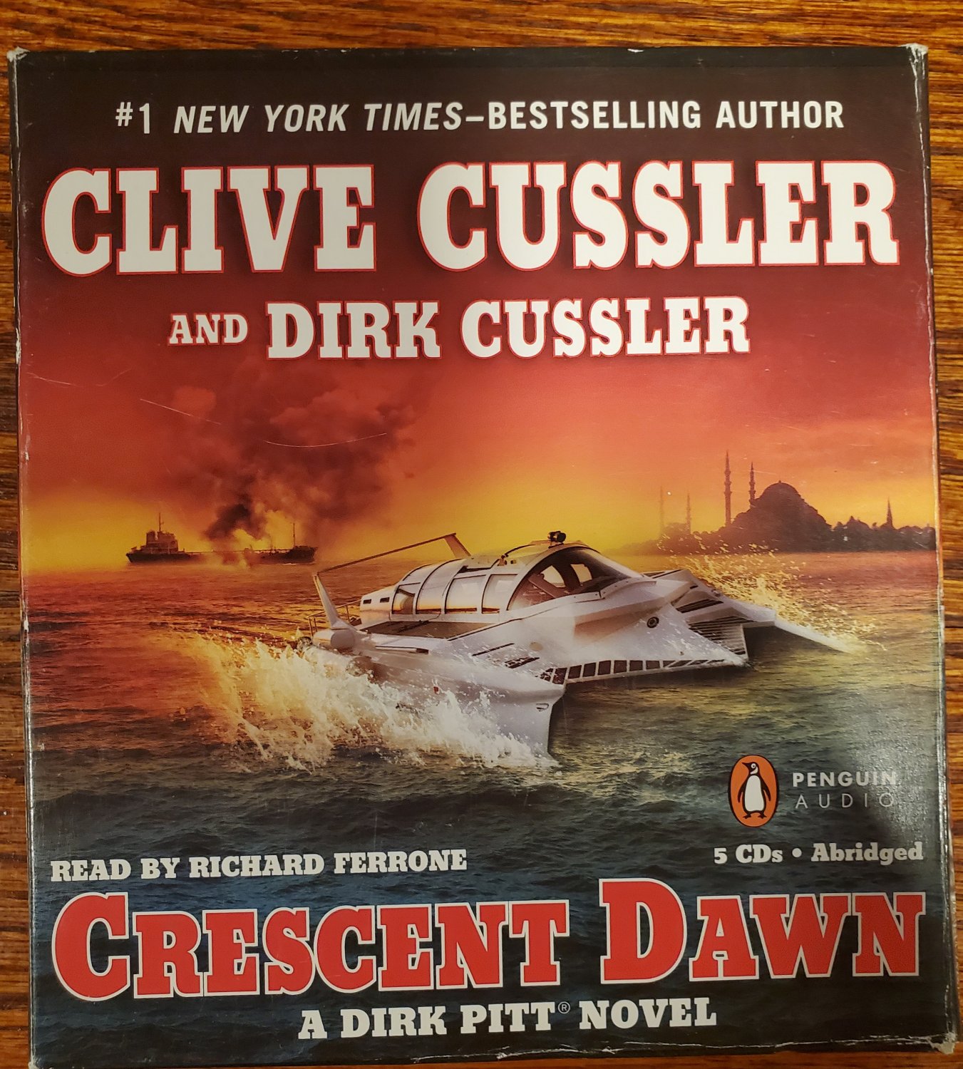 Clive Cussler Dirk Cussler Crescent Dawn Audio Book CD A Dirk Pitt Novel