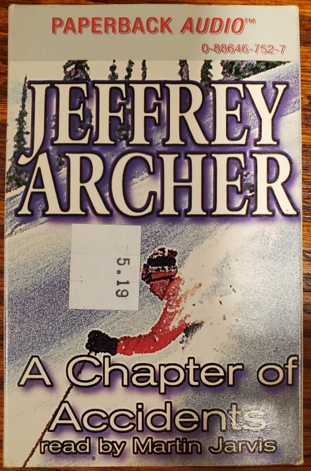Audiobook Jeffrey Archer A Chapter of Accidents Cassette Tape Audio Book