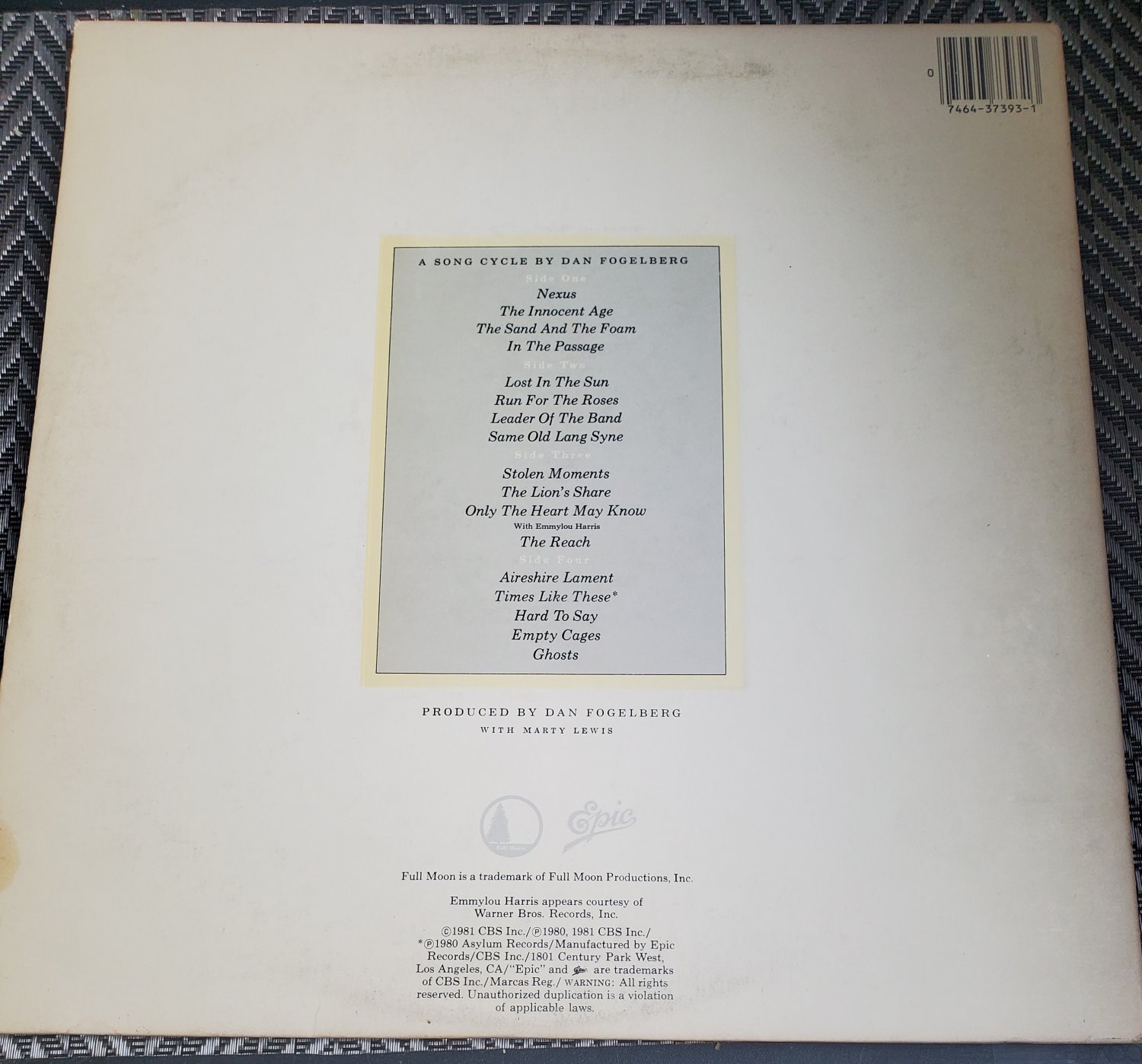 Dan Fogelberg The Innocent Age 33 RPM Vinyl Record 2 LP Set 1981