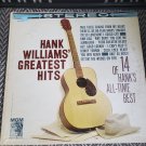 Hank William’s Greatest Hits 14 Of Hank’s All Time Best 33 RPM Vinyl Record LP 1968
