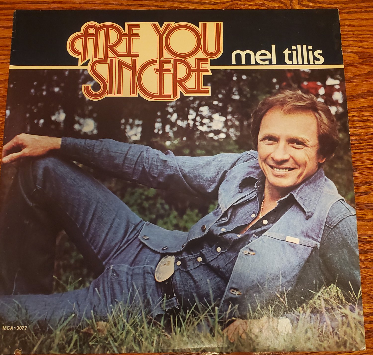 Mel Tillis Are You Sincere Country 33 RPM Vinyl LP Record 1979