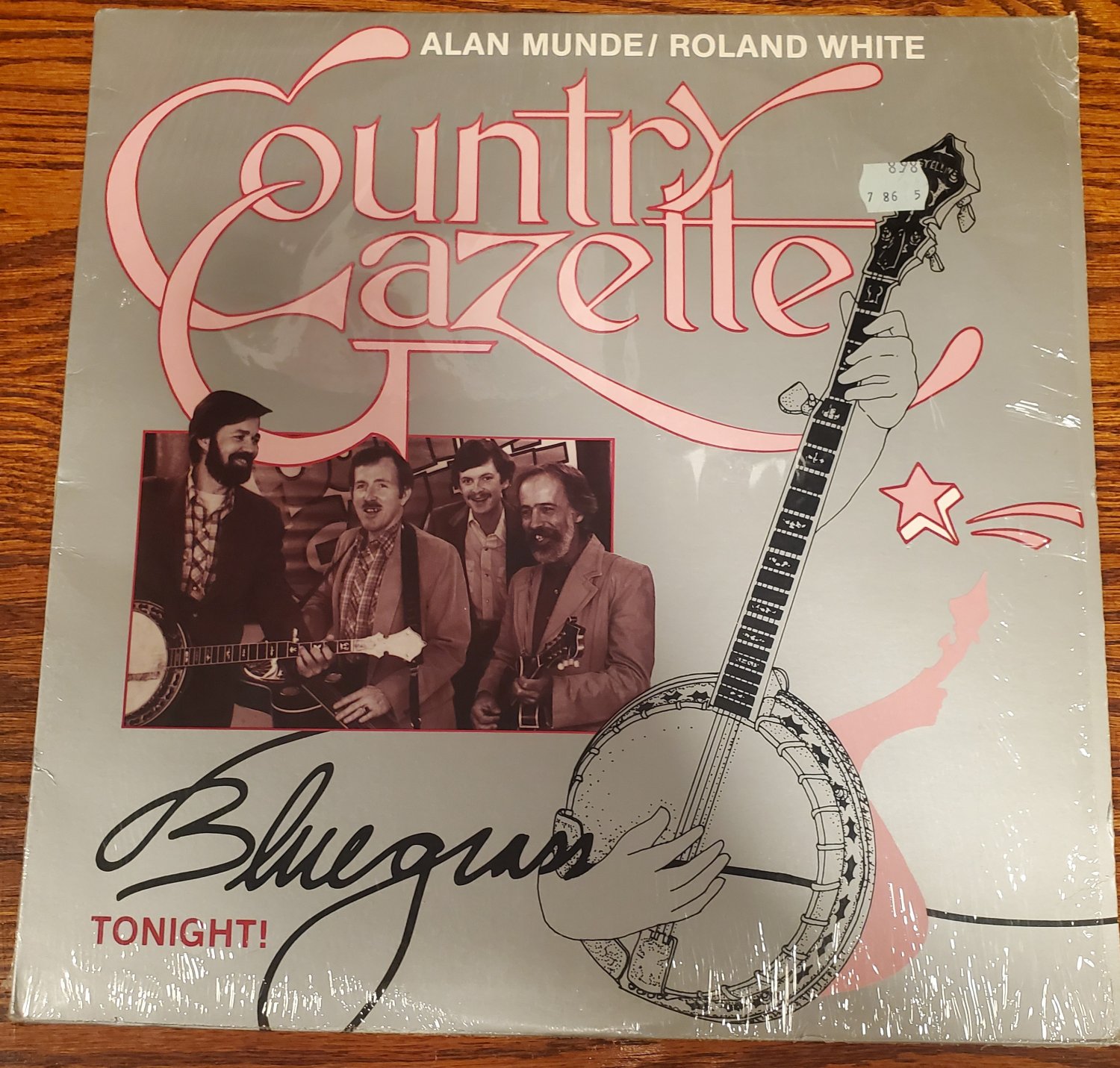 Alan Munde Roland White Country Gazette Bluegrass Tonight! 33 RPM Vinyl LP Record 1986