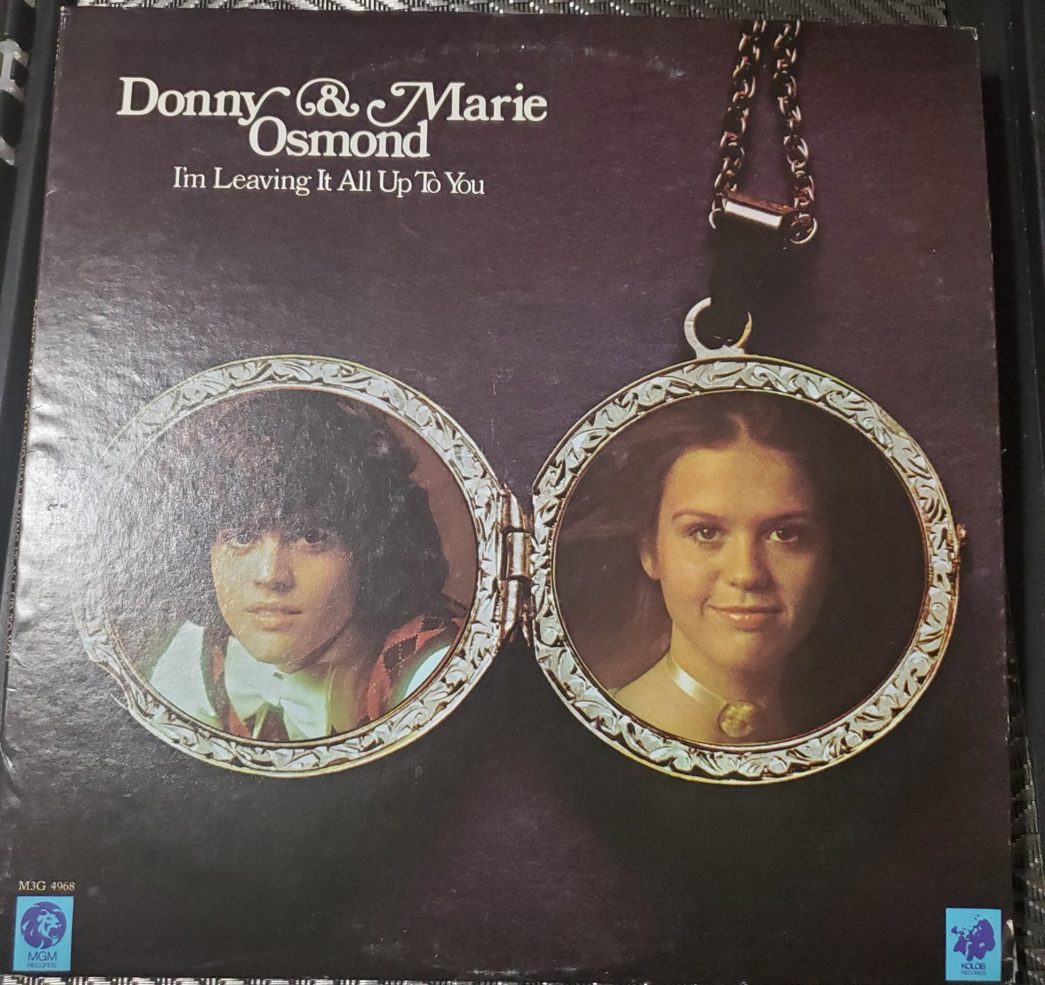 Donny & Marie Osmond I’m Leaving It All Up To You 33 RPM Vinyl LP Record 1974