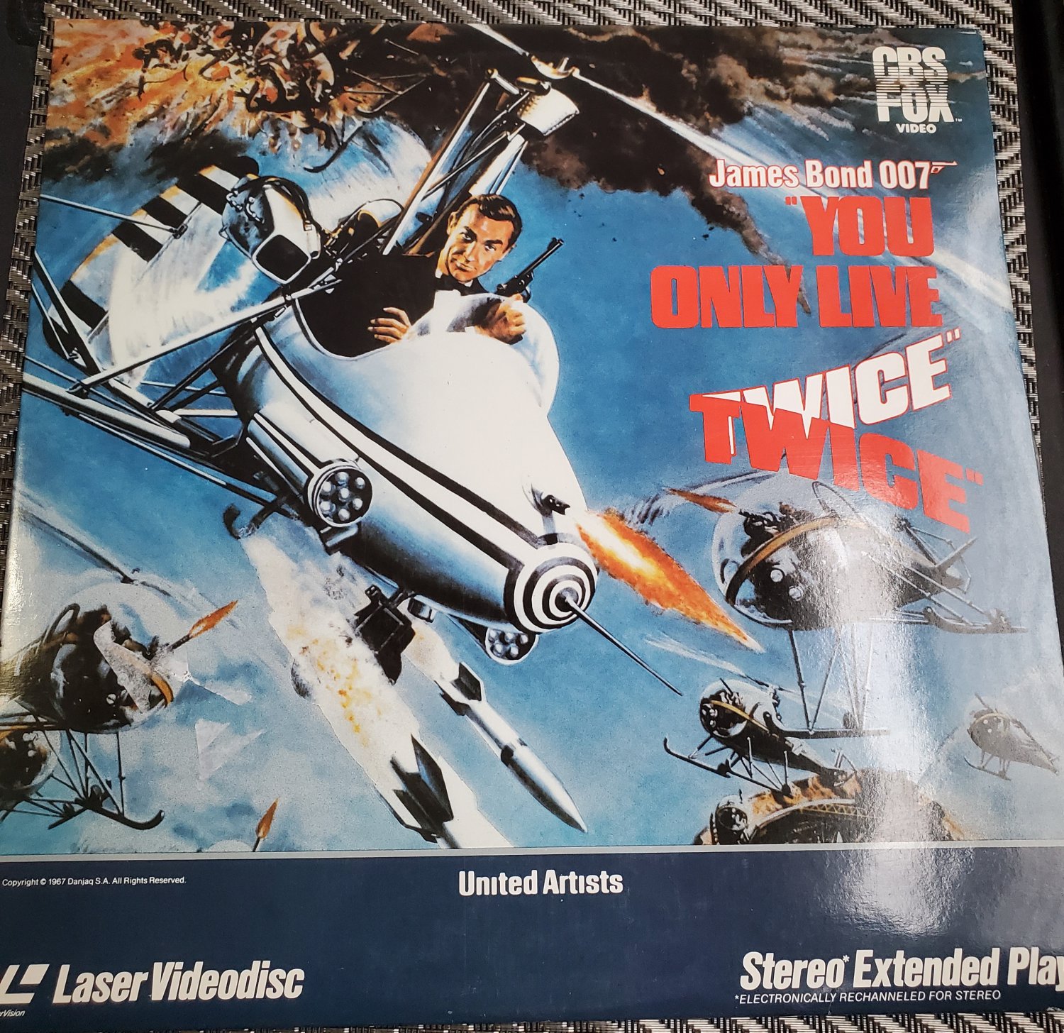 Video Laserdisc James Bond 007 You only Live Twice Sean Connery