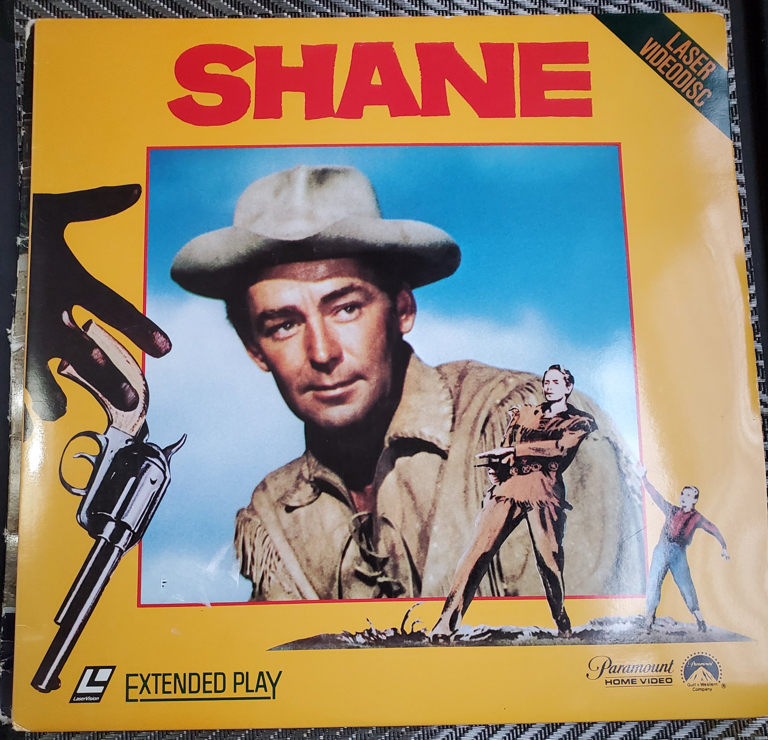 Video Laserdisc Shane Jack Palance Alan Ladd
