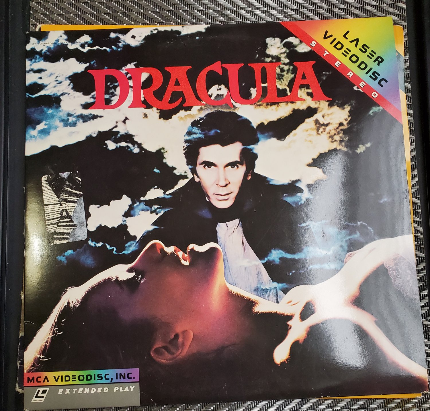 Video Laserdisc Dracula Frank Langella Laurence Olivier