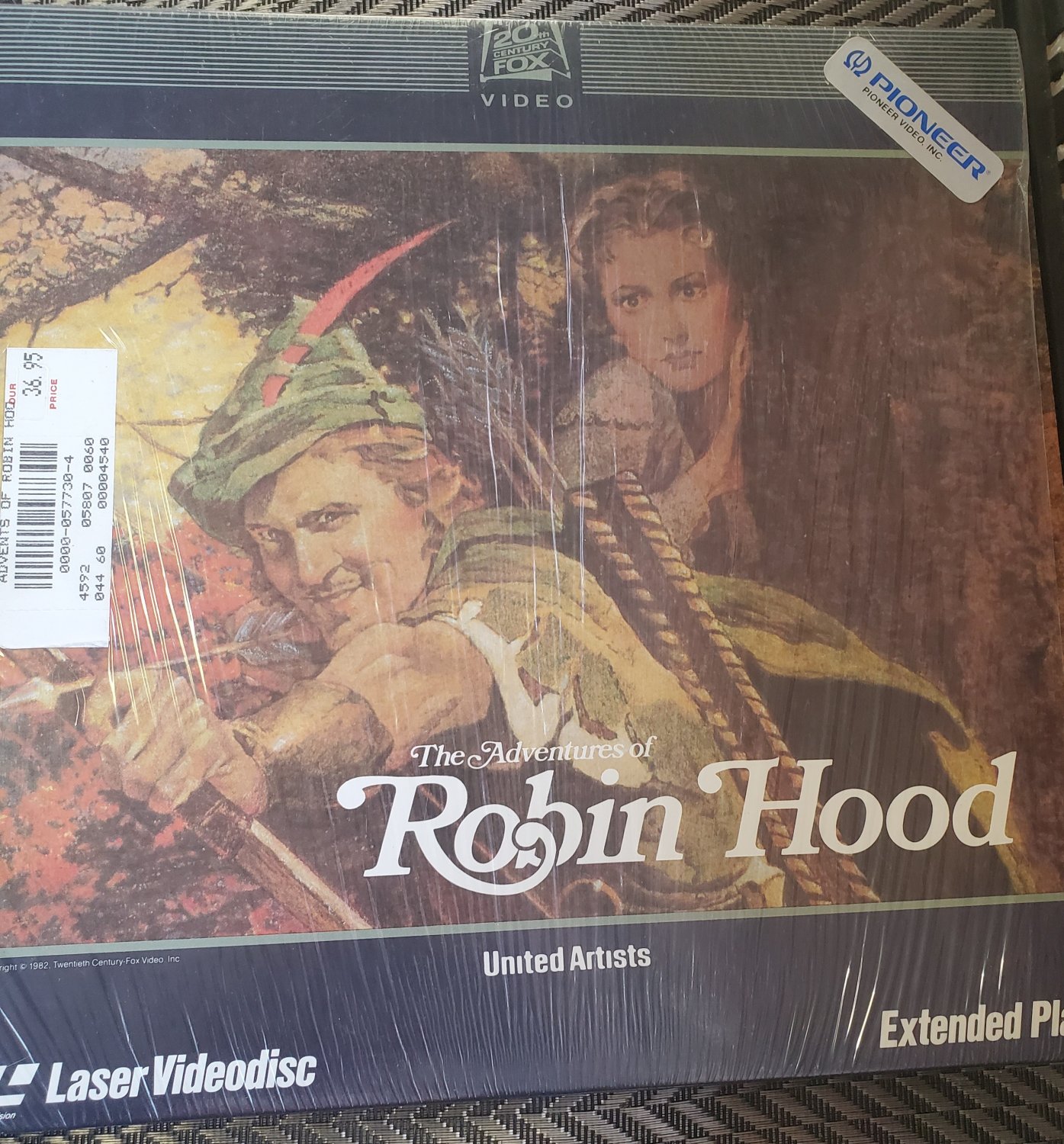 Video Laserdisc The Adventures Of Robin Hood Errol Flynn