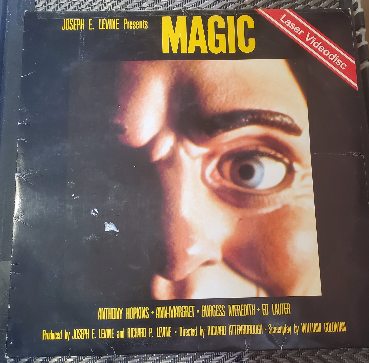 Video Laserdisc Magic Anthony Hopkins Ann Margret Burgess Meredith