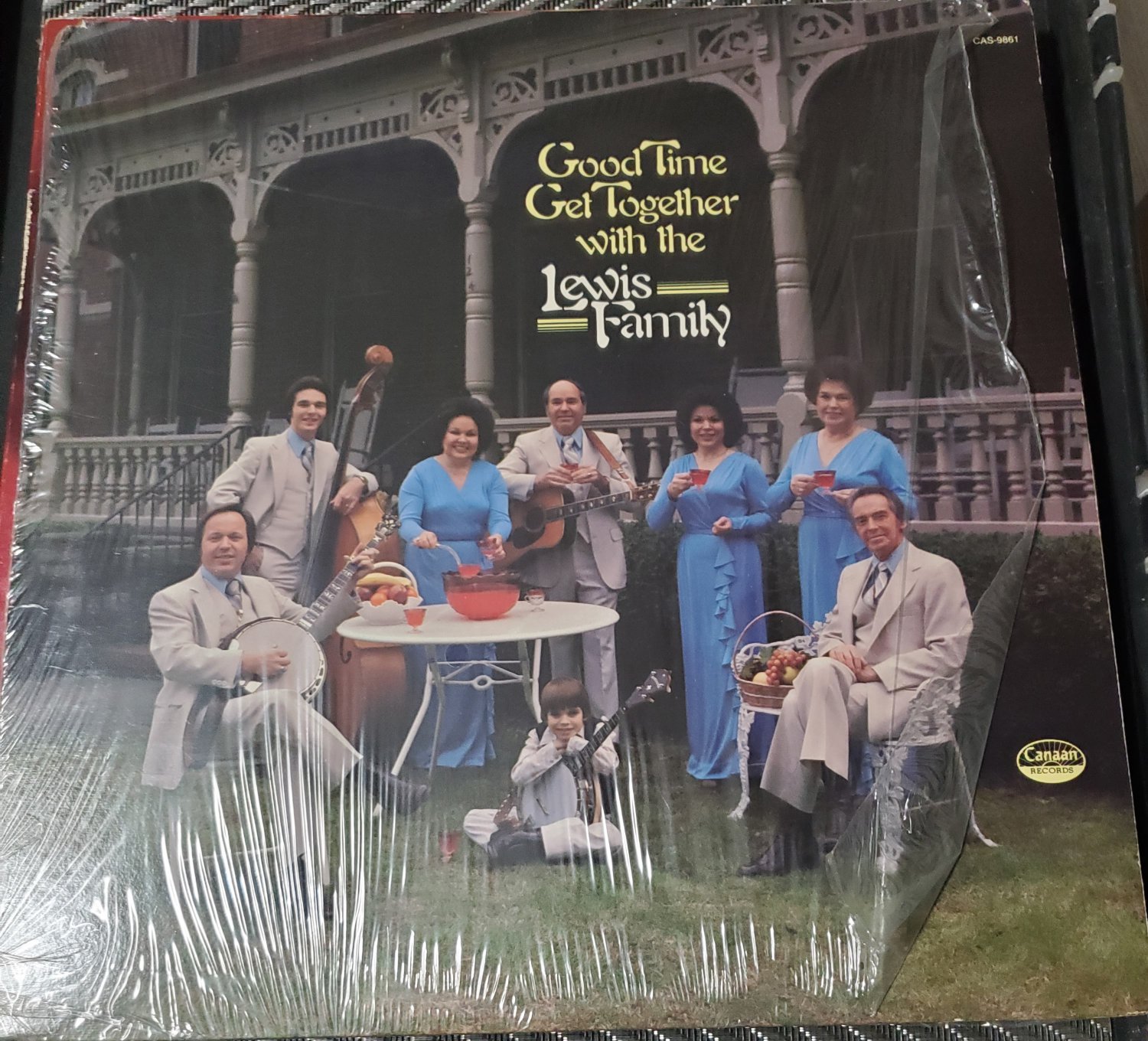 Good Time Get Together With The Lewis Family Gospel Bluegrass LP 33 RPM Record Vinyl