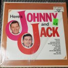 Here’s Johnny & Jack Folk Country Music 1968 LP 33 RPM Record Vinyl