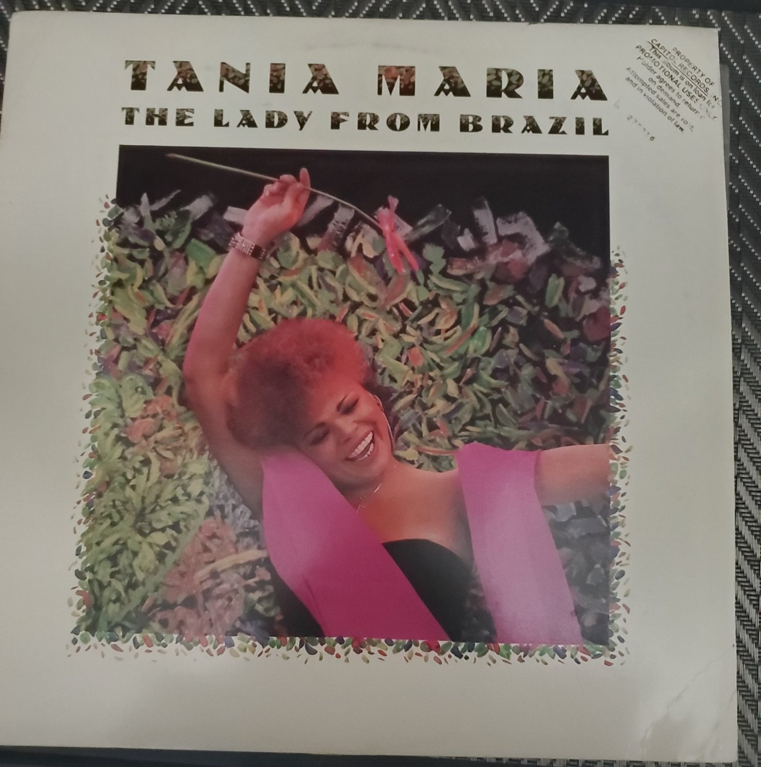 Tania Maria The Lady From Brazil Promo Salsa Samba Calypso Music LP Record Vinyl 33 RPM