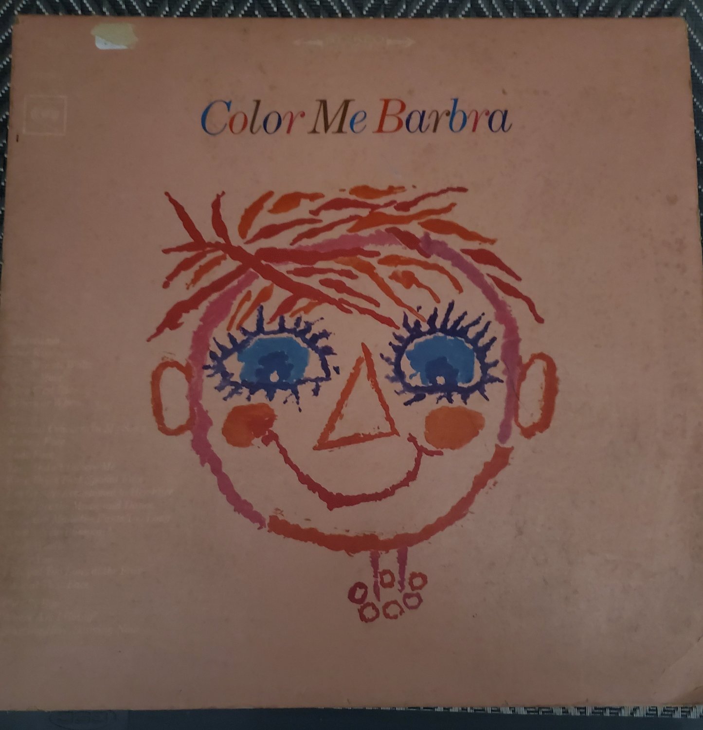 Barbara Barbra Streisand Color Me Barbra 1966 LP Record Vinyl 33 RPM
