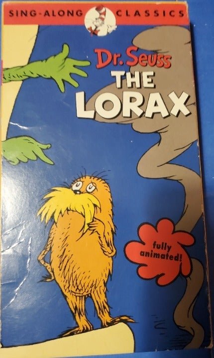 Movie Video Tape VHS Dr. Seuss Video The Lorax VHS Sing Along