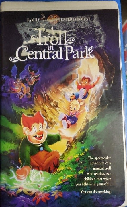 A Troll In Central Park 1994 Vhs Movie Video Tape A Troll In Central Park Animated VHS