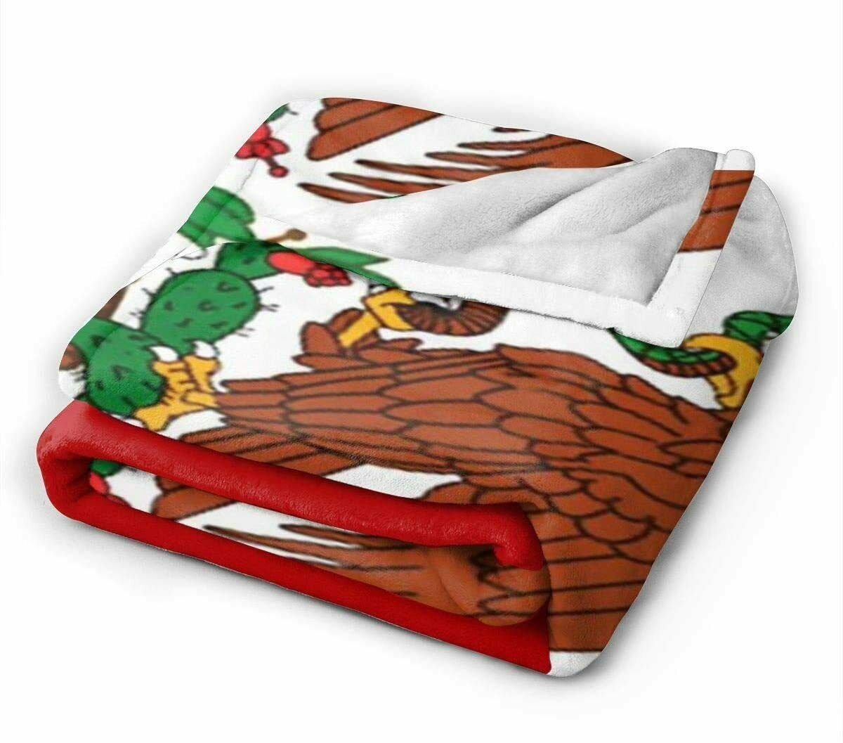 Mexico Mexican Flag Latino Deluxe Polar Micro Fleece 50"X60" Inch Warm