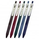 Zebra Sarasa Clip Vintage JJ15-5CVI 0.5mm Gel Pens (Pack of 5) - 5-Assorted Barrel Colors #14278