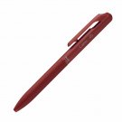 Pentel Calme 0.5mm Silent Ballpoint Pen, Red Body Red Ink