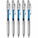 Pentel ENERGEL infree 0.7mm Retractable Gel Pens (Pack of 5), Blue Ink