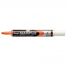 Pentel MAXIFLO Fine Chisel Point Whiteboard Marker, Orange Ink