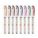 Pilot Fudemakase 8-Assorted Colors Water-based Extra Fine Point Hard Tip Brush Pens (Pack of 8), Ass