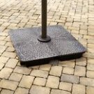 Luxury Outdoor Garden Offset Umbrella Base Kit Cobblestone