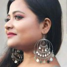 Indian jewelry, Afghani Jewelery, light weight Kashmiri chandbali , earrings