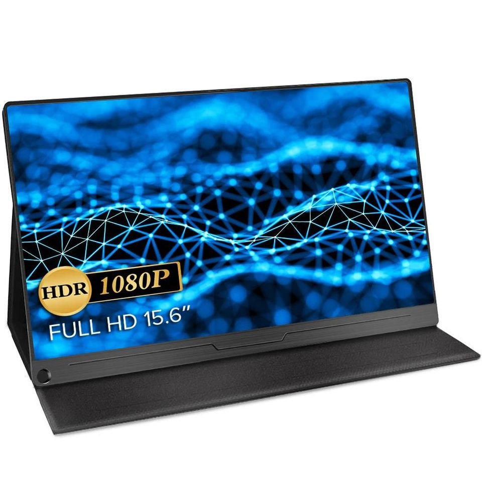 EVICIV Mobile Portable LCD 15.6 inch Screen Monitor with Light USB Type-C / HDMI