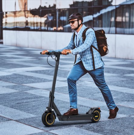 AOVOPRO ESMAX Electric Scooter (Smart APP Double Shock) 500W 40km/h