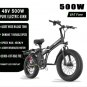 DEEPOWER Electric Mountain Ebike - 1000W 48V 12.8AH